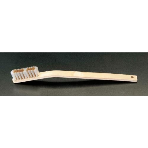 竹ブラシ(ナイロン/真鍮製・曲)320mm
