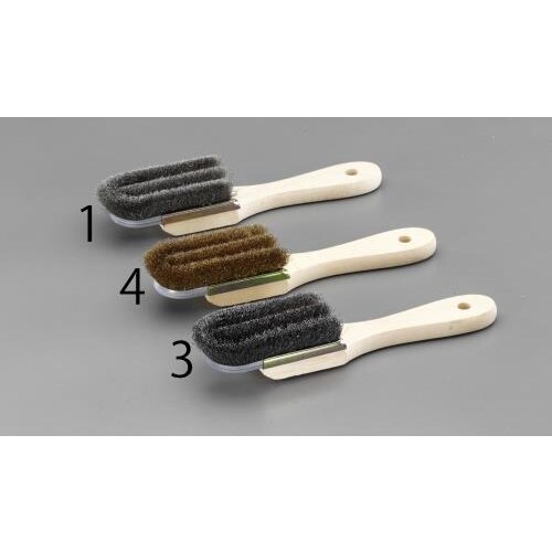 柄付ブラシ(スチール製/3行・直)225mm