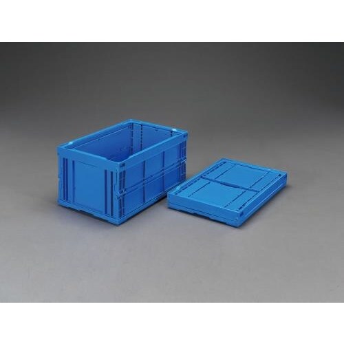 折畳コンテナ(青)530X366X320/48L