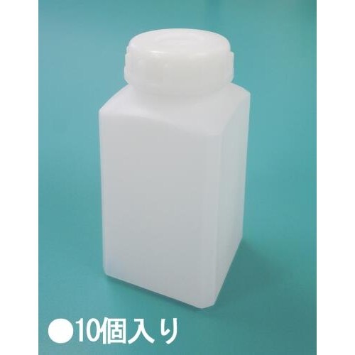 角型広口ポリ容器55X55X128/0.25L