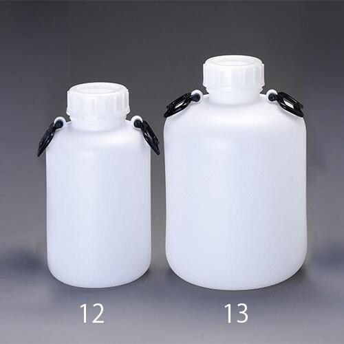 広口ポリ容器(中蓋付4個)φ218X390/10L