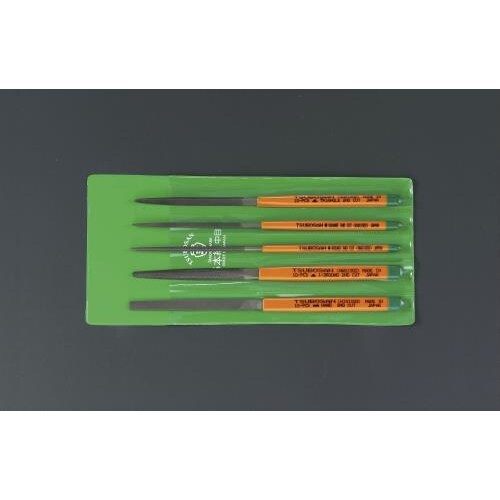 やすり(5種・5本組/中目)185mm