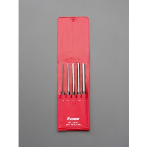 ドライブピンポンチ1/8 −3/8 /5本組