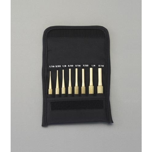 ドライブピンポンチ(真鍮製)1.5−8.0/8本組