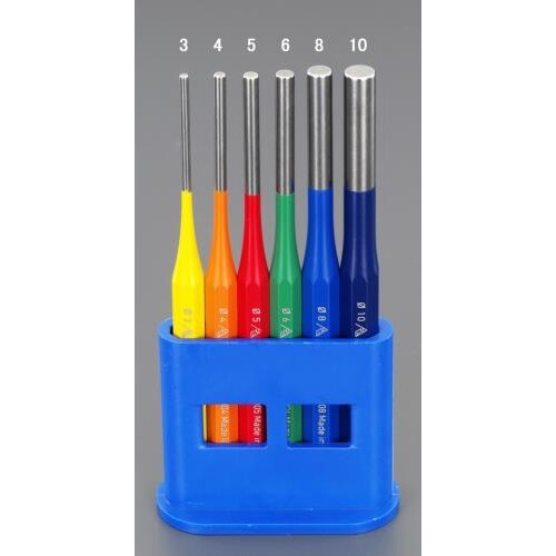 平行ピンポンチ(マルチカラー)3.0−10/6本組