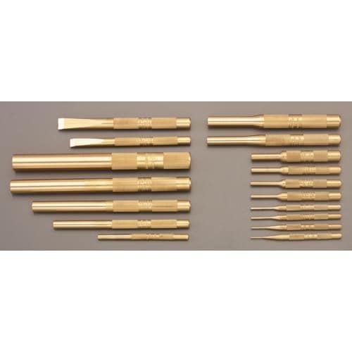 ピンポンチ&スクレーパー(真鍮製)17本組