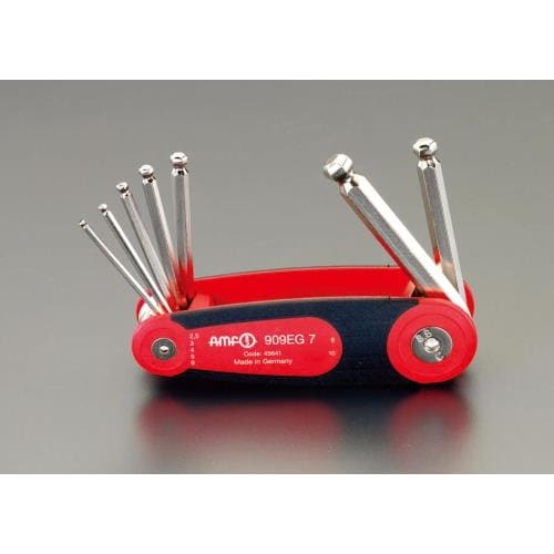 キーレンチ(折込式)2.5−10mm/7本組