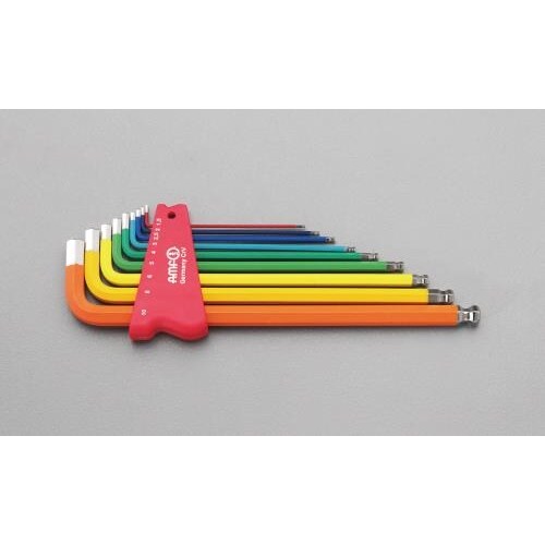 キーレンチ(カラーコート)1.5−10mm/9本組