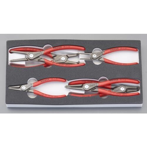 スナップリングプライヤー(軸・穴用)6本組