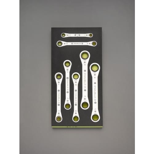 ラチェットメガネレンチ(メトリックサイズ)7本組