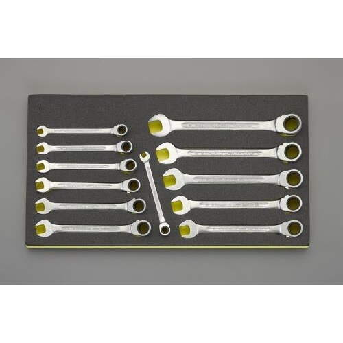 コンビネーションレンチ(ラチェット式)12本組