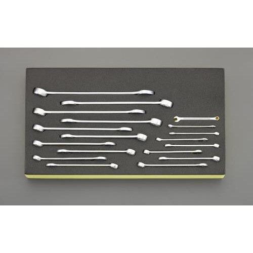 片目片口スパナセット18本組 EA612VB−1