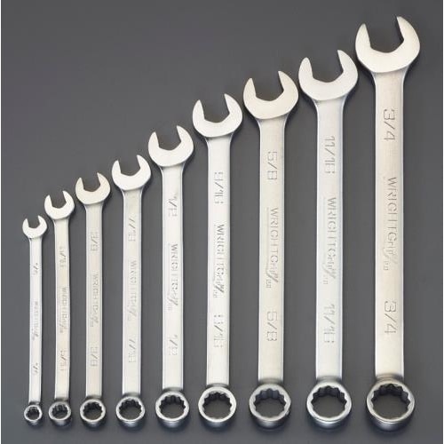 片目片口スパナ9本組/1/4 −3/4