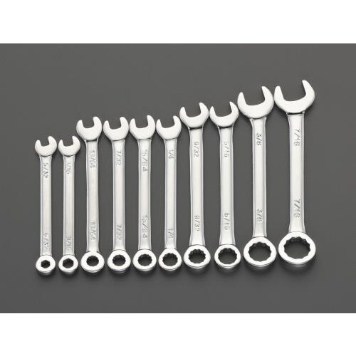 片目片口スパナ10本組/5/32 −7/16