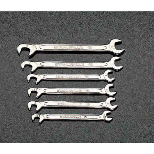 薄口スパナ(ダブルアングル)6本組/4.5−8mm