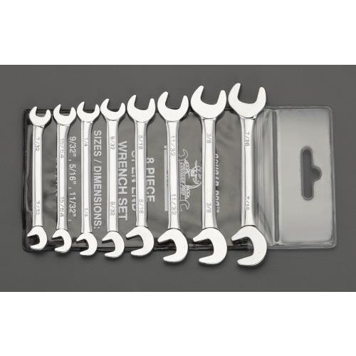 両口スパナ(8本組)7/32 −7/16