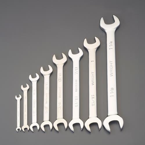 両口スパナ8本組/1/4 −1・1/4