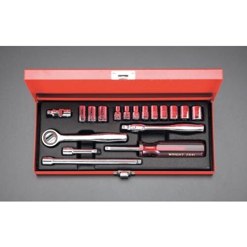 ソケットレンチ(インチサイズ)1/4 DR/18個