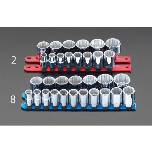 14個組ソケット(インチサイズ)1/2 DR