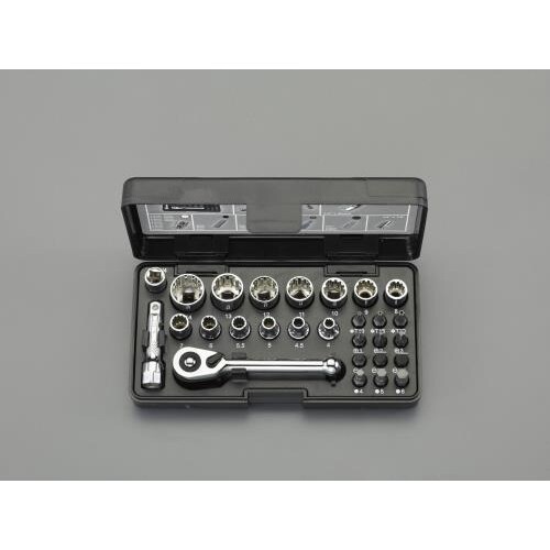 スプラインソケットレンチセット1/4 DR