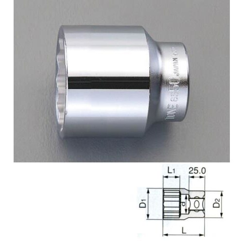 ソケット3/4 sqX42mm