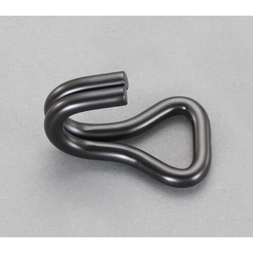 フック・ダブルJ型(スチール黒メッキ/2個)35