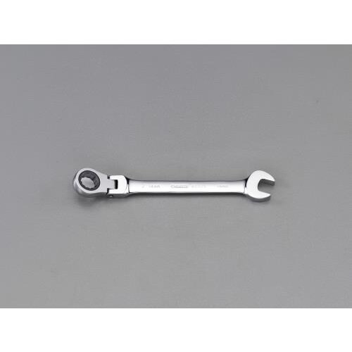 ラチェット片目片口スパナ(首振型)22mm