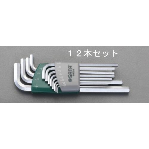 12本組キーレンチ1/16 −3/8