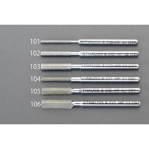 ダイヤモンド鑢(三角#140)2.3x50mm