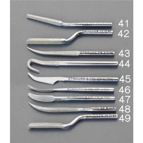 ダイヤモンド鏝やすり(丸/#200)55/3.0軸