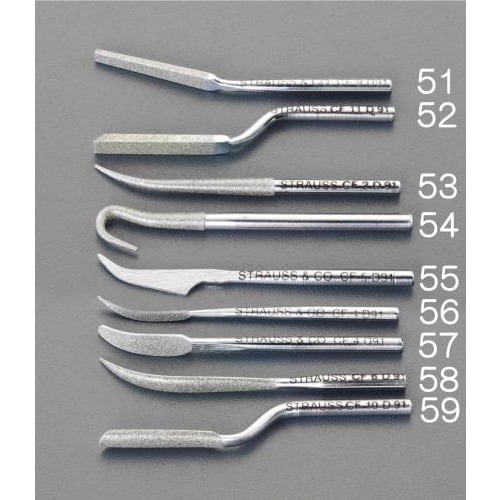 ダイヤモンド鏝やすり(丸/#140)55/3.0軸