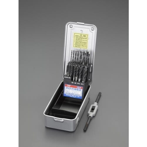 タップ&ドリルセット(スパイラル・HSS)3−12