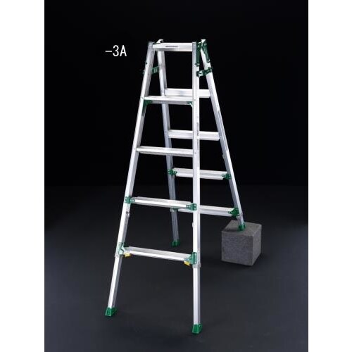 はしご兼用脚立(ワイドステップ/伸縮脚)2.30m