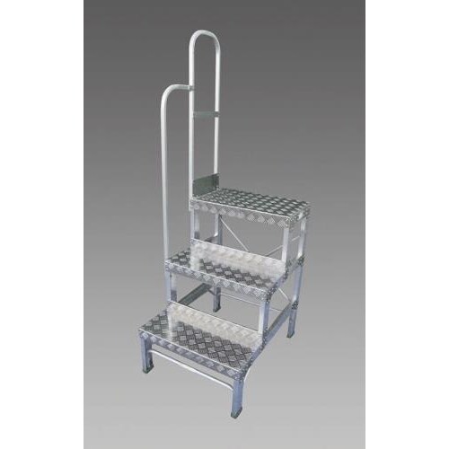 作業台(左手すり付)600X340/0.6m/2段