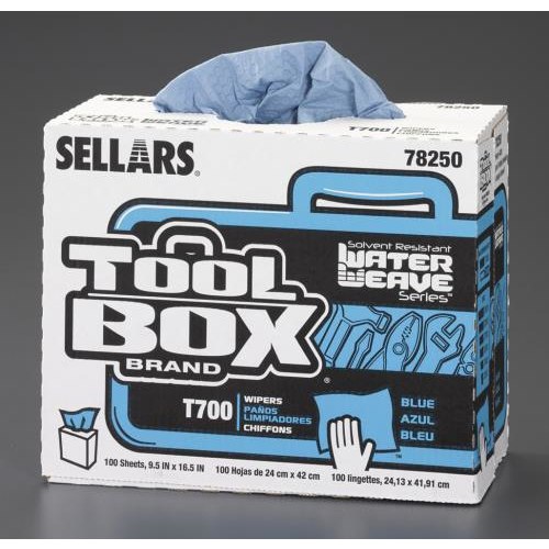 工業ワイパー(耐溶剤/100枚)241X419