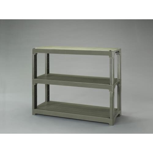 プラスチック棚OD1200x450x944/3段