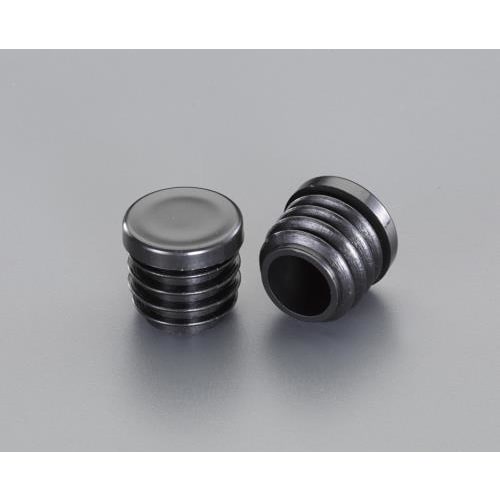 丸型保護キャップ(クロ/4個)φ25mm