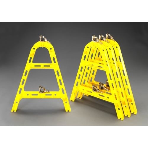 単管バリケード(黄/4個)640X69X800mm