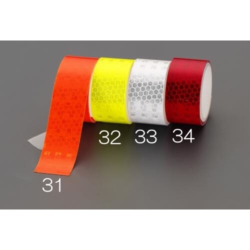 ハイレベル蛍光反射テープ(ライムYE)25X0.6