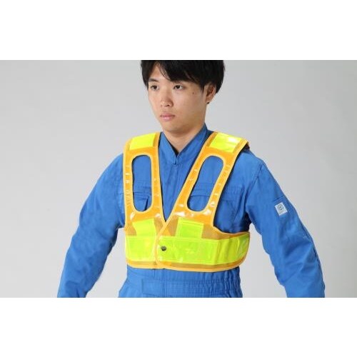 安全ベスト(フルハーネス用/黄・黄)