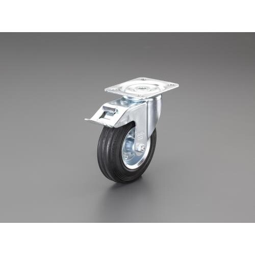 キャスター(自在金具・ブレーキ付/耐熱)125mm