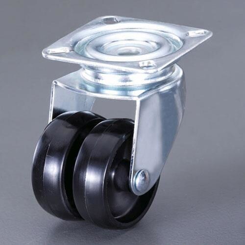 キャスター(自在金具付・ツインホイール)50mm