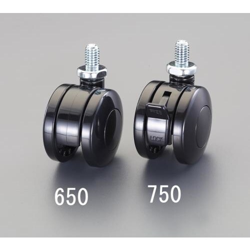 キャスター(ツインホイールU3/8X16ネジ)60