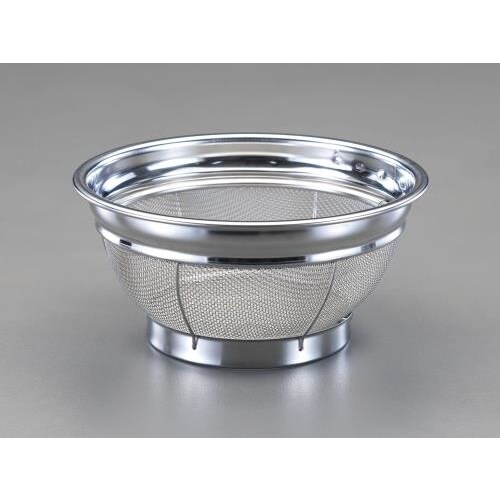 ざる(ステンレス製/ブルー)φ300X120mm