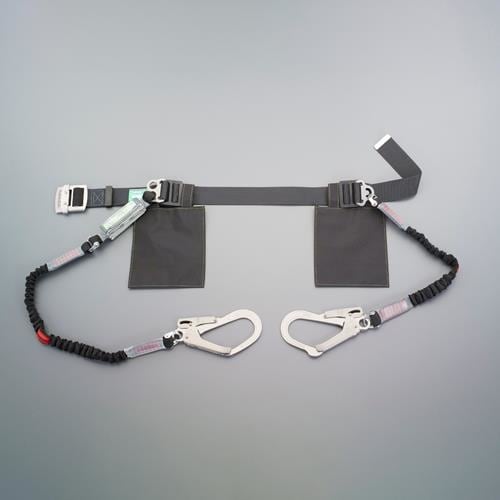 墜落制止用器具(胴ベルト/伸縮式2丁掛け)