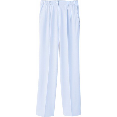 レディース2タックパンツ WH10142 青 S