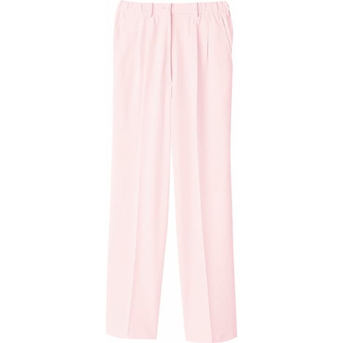 レディース2タックパンツ WH10142 桃 S