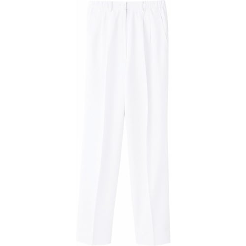 レディース2タックパンツ WH10342 白 S