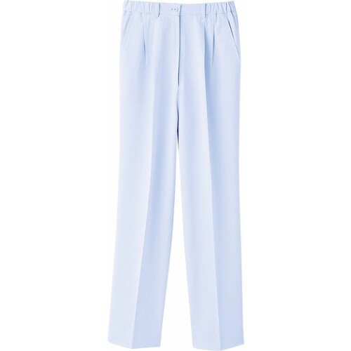レディース2タックパンツ WH10342 青 M