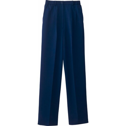 レディース2タックパンツ WH10342 紺 S